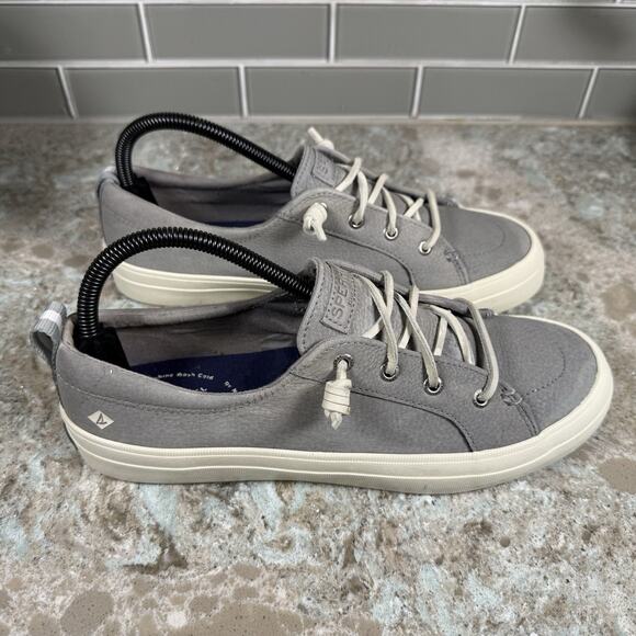 Sperry Women’s Crest Vibe Sneaker, Washable Grey STS82398‎ US 9 EU 40 Slip On - Picture 2 of 9